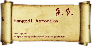 Hangodi Veronika névjegykártya